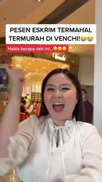 Makan Ice Cream di Venchi Pik Avenue, Jakarta Utara